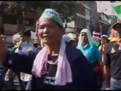Una oleada de protestas callejeras amenaza al Gobierno tailandés