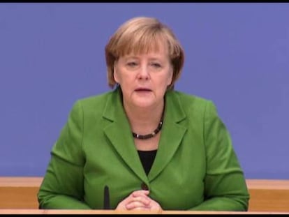 Merkel y los socialdemócratas cierran un acuerdo para gobernar en coalición