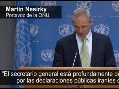 Martíb Nesirkym portavoz de la ONU.