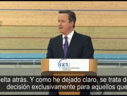 David Cameron a Escocia: “No os vayáis. Queremos que os quedéis”