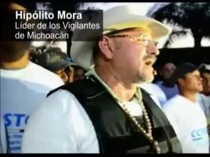 Imágenes de la entrada de las autodefensas en Apatzingán, localidad de Michoacán.