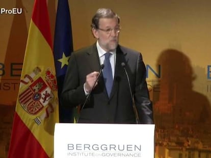 El presidente del Gobierno de España, Mariano Rajoy.