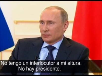 Putin no descarta una intervención si el caos se apodera de Ucrania