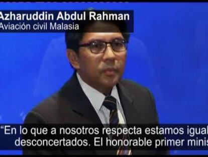 Azharuddin Abdul Rahman, director de la Aviación Civil de Malasia.
