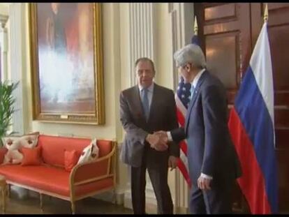 Reunión de Kerry y Lavrov en Londres.