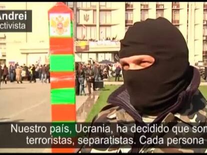 Ucrania da un ultimátum a los prorrusos atrincherados en el este