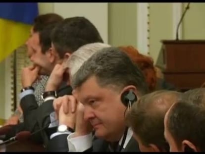 Biden y Yatseniuk se reúnen en Kiev.