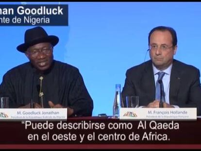 Françoise Holland habla sobre el grupo nigeriano Boko Haram.
