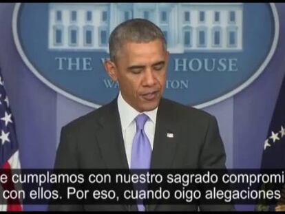 Obama elogia a los veteranos estadounidenses.