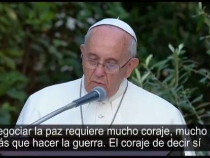 El Papa reúne a Peres y Abbas en El Vaticano para "rezar".
