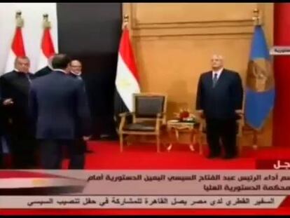 Al Sisi toma posesión como presidente de Egipto.