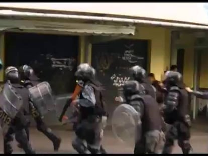 Disturbios en Río de Janeiro