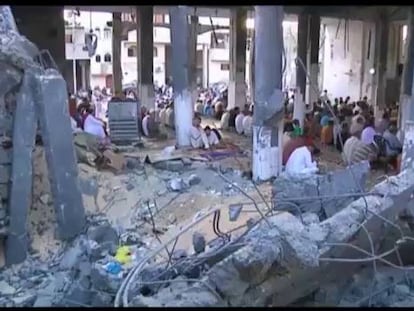 La ofensiva y el bloqueo amargan el fin del Ramadán a los vecinos de Gaza