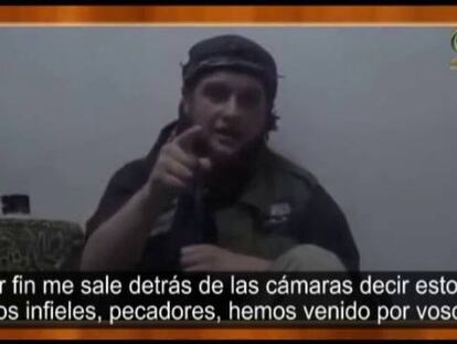 Un yihadista estadounidense se exhibe en un vídeo antes de un atentado suicida
