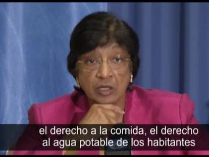 La ONU condena el ataque contra una de sus escuelas.