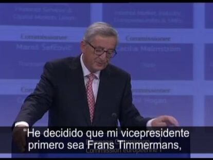 Declaraciones de Juncker