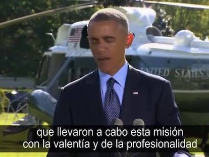 Obama explica la operación militar contra el Estado Islámico.