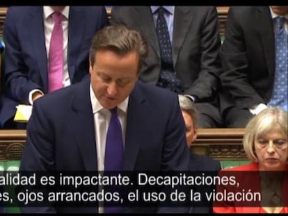 Cameron, sobre a participação do Reino Unido no Iraque.