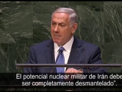 El primer ministro israelí habla en la ONU sobre la amenaza de un Irán nuclear