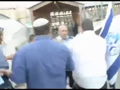 Disturbis entre israelians i palestins a Jerusalem.
