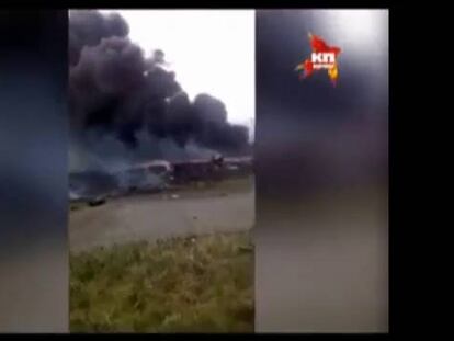 Comienza en Ucrania la recogida de los restos del fuselaje del MH17