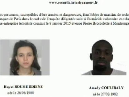 La policía francesa confirma que la novia del terrorista ha viajado a Siria