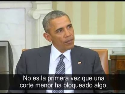 Barack Obama, este martes tras conocerse la decisión del juez.