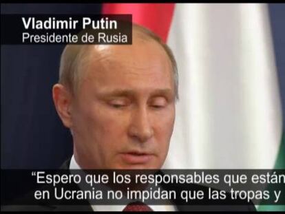 Vladimir Putin, este martes.