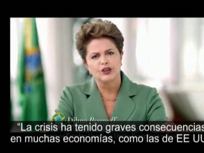 La presidenta brasileña, Dilma Rousseff.