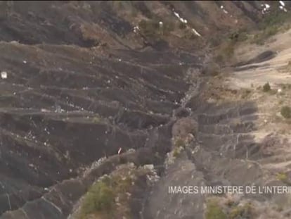 Vídeo grabado desde uno de los helicópteros que sobrevuelan el lugar del accidente.