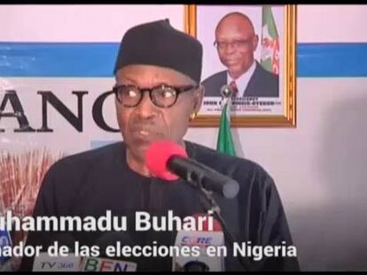 Muhammadu Buhari comenta su victoria.