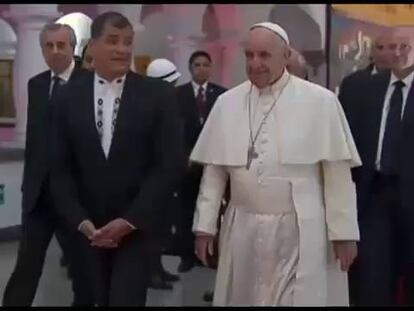 El Papa defiende la justicia social ante una gran multitud en Ecuador