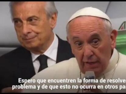 El Papa llama a encontrar un camino que resuelva la crisis griega