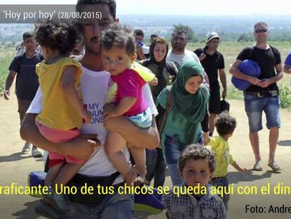 Así negocian los traficantes de personas en la frontera de la UE