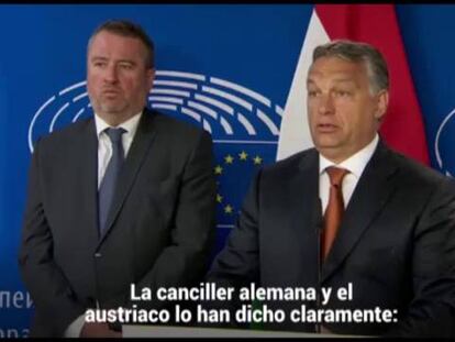 Orbán dice que el problema de refugiados no es europeo, sino alemán