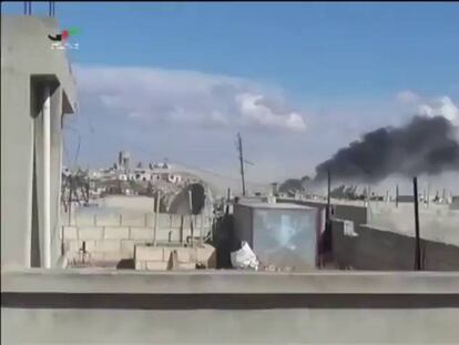 Aviones rusos bombardean en territorio sirio