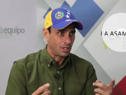 Capriles: “Estou extremamente preocupado com a atitude de Maduro”