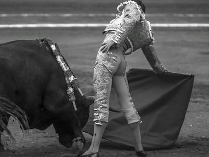 José Tomás en la corrida del domingo en México.