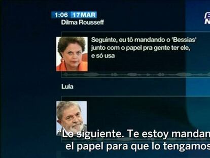 Extracto de la conversación entre Lula y Rousseff