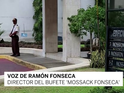 Declaraciones de Ramón Fonseca, director del bufete Mossack Fonseca.