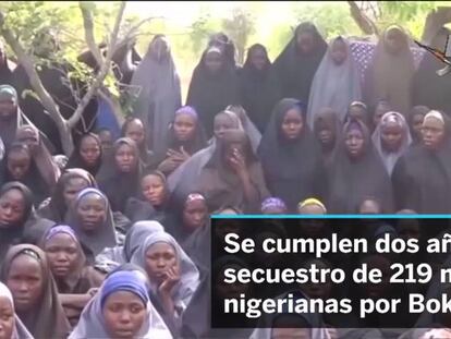 Las menores fueron secuestradas en un colegio de Nigeria hace dos años