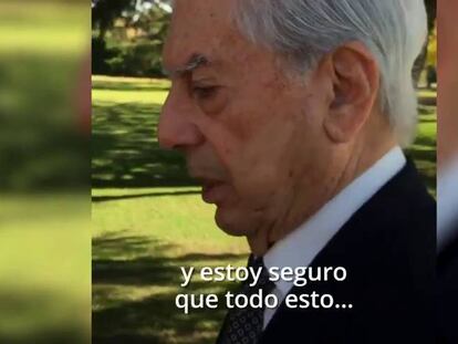 Mauricio Macri se reúne con Mario Vargas Llosa y lo entrevista en Facebook