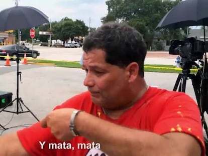 “Veo al tipo bajando con el rifle y mata, mata”