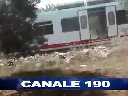 Primeras imágenes del siniestro, subidas en el canal de Youtube de News24. City.