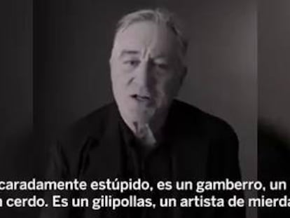 Robert de Niro sobre Trump: “Me gustaría pegarle un puñetazo”