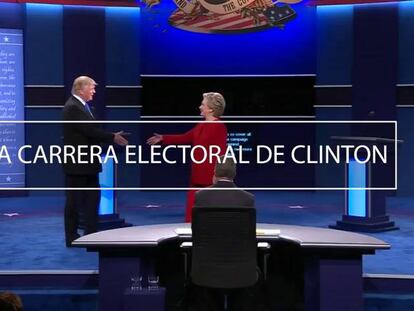 VÍDEO | Los baches de Clinton