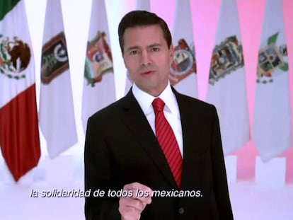 Peña Nieto llama a “la unidad de los mexicanos” ante los retos de la era Trump