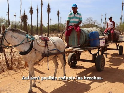 Ceará, um povo ao nordeste do Brasil, enfrenta cinco anos de seca.