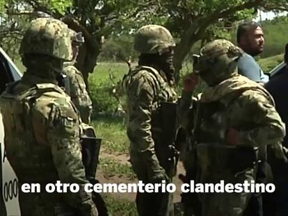 Hallan 47 cráneos en fosas en México tras el descubrimiento de otros 250 en el cementerio clandestino más grande del país.