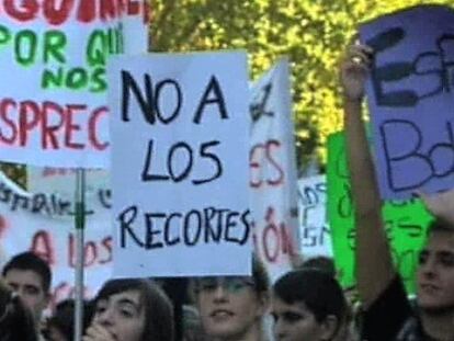 Vídeo del PSOE en el que denuncia los recortes en comunidades del PP.